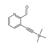 3-(2-(trimethylsilyl)ethynyl)-picolinaldehyde Structure