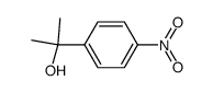 2-(4-硝基苯基)丙-2-醇结构式