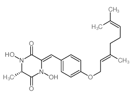 菌絲醯胺结构式