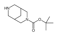 tert-Butyl 3,7-diazabicyclo-[3.3.1]nonane-3-carboxylate structure