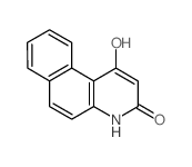 Benzo[f]quinolin-3(4H)-one,1-hydroxy- Structure