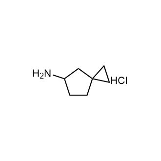 Spiro[2.4]heptan-6-amine;hydrochloride Structure