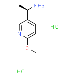 (R)-1-(6-Methoxypyridin-3-yl)ethan-1-amine dihydrochloride Structure
