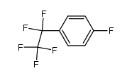 4-fluoro(pentafluoroethyl)benzene Structure