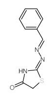 Benzaldehyde,2-(4,5-dihydro-4-oxo-2-thiazolyl)hydrazone picture