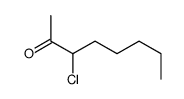 2-Octanone,3-chloro-结构式