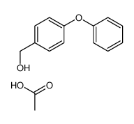 acetic acid,(4-phenoxyphenyl)methanol Structure