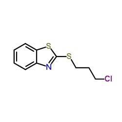 2-[(3-Chloropropyl)sulfanyl]-1,3-benzothiazole结构式