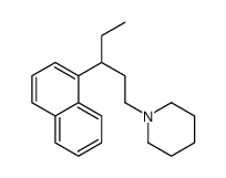 1-[3-(1-Naphtyl)pentyl]piperidine structure