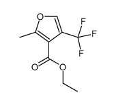 ethyl 2-methyl-4-(trifluoromethyl)furan-3-carboxylate结构式