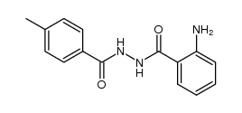 2-amino-N'-(4-methylbenzoyl)benzohydrazide结构式
