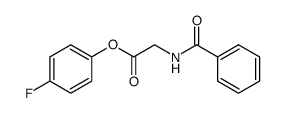 4-Fluorphenylhippurat Structure