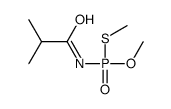 O,S-Dimethyl (2-methyl-1-oxopropyl)phosphoramidothioate结构式