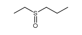 propyl ethyl sulfoxide Structure