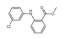 N-(3-chlorophenyl)anthranilic acid methyl ester Structure