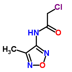 2-CHLORO-N-(4-METHYL-FURAZAN-3-YL)-ACETAMIDE structure