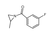 1-(3-fluorobenzoyl)-2-methylaziridine Structure