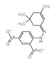 2,4-dinitro-N-[(3,5,5-trimethyl-1-cyclohex-2-enylidene)amino]aniline结构式