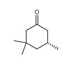 (-)-3,3,5(R)-trimethylcyclohexanone结构式