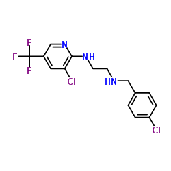 N1-(4-CHLOROBENZYL)-N2-[3-CHLORO-5-(TRIFLUOROMETHYL)-2-PYRIDINYL]-1,2-ETHANEDIAMINE Structure