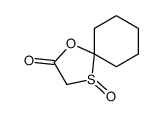 4-oxo-1-oxa-4λ4-thiaspiro[4.5]decan-2-one结构式