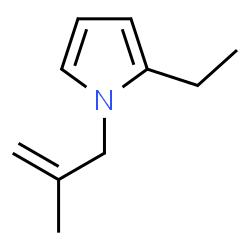 1H-Pyrrole,2-ethyl-1-(2-methyl-2-propenyl)-(9CI) Structure
