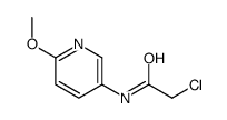 2-chloro-N-(6-methoxypyridin-3-yl)acetamide Structure