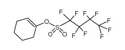 1,1,2,2,3,3,4,4,4-nonafluorobutane-1-sulfonic acid cyclohex-1-enyl ester Structure