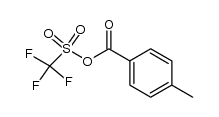 4-Methylbenzoesaeure-trifluormethansulfonsaeure-anhydrid结构式