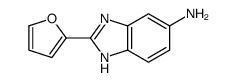 (9ci)-2-(2-呋喃)-1H-苯并咪唑-5-胺结构式