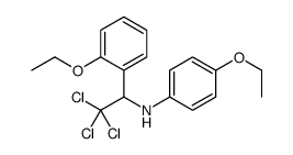 4-ethoxy-N-[2,2,2-trichloro-1-(2-ethoxyphenyl)ethyl]aniline Structure