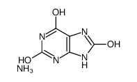 azane,7,9-dihydro-3H-purine-2,6,8-trione Structure