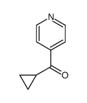 环丙基(吡啶-4-基)甲酮结构式