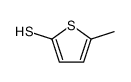 5-methylthiophene-2-thiol结构式