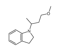 4-Methoxy-2-(N-indolinyl)butan结构式