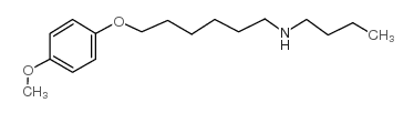 N-butyl-6-(4-methoxyphenoxy)hexan-1-amine结构式