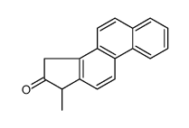 17-methyl-15,17-dihydrocyclopenta[a]phenanthren-16-one结构式