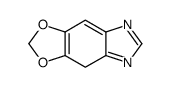 8H-[1,3]dioxolo[4,5-f]benzimidazole结构式
