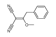 2-(1-Methoxy-2-phenylethylidene)malononitrile Structure