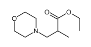 ethyl 2-methyl-3-morpholin-4-ylpropanoate结构式