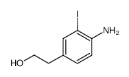 2-(4-amino-3-iodophenyl)ethanol Structure