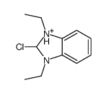 2-chloro-1,3-diethyl-1,2-dihydrobenzimidazol-1-ium结构式