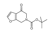 tert-butyl 4-oxo-4,5-dihydrofuro[2,3-c]pyridine-6(7H)-carboxylate Structure