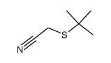 (tert-butylthio)acetonitrile Structure