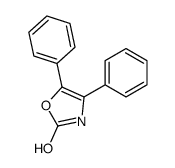 4,5-diphenyl-2(3H)-Oxazolone structure