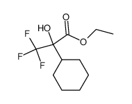 ethyl 2-cyclohexyl-3,3,3-trifluoro-2-hydroxypropanoate Structure