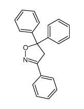 3,5,5-triphenyl-4,5-dihydroisoxazole Structure