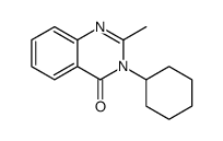3-cyclohexyl-2-methylquinazolin-4-one Structure