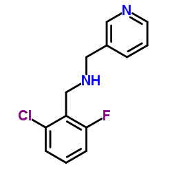 (2-CHLORO-6-FLUORO-BENZYL)-PYRIDIN-3-YLMETHYL-AMINE Structure