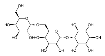 α-D-galactopyranosyl-(1→6)-α-D-galactopyranosyl-(1→1)-1L-myoinositol Structure